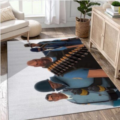 Team Fortress 2 Video Game Area Rug Area Living Room Rug - Team Fortress 2 Shop